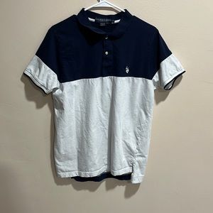 Navy Blue/ White Polo Shirt